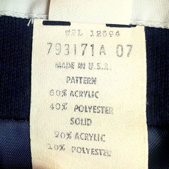 Vintage Crop Paisley Print Tailored Structured Designer Henry Lee Jacket Size 10 - Picture 8 of 14